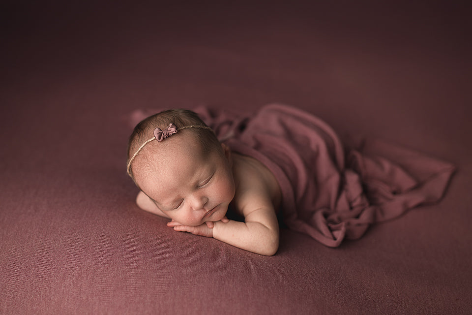 Purple Drop Wrap &  coordinating tieback headband Set(each item purchased separately)