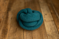 Stretch Knit Swaddle Wrap boho teal