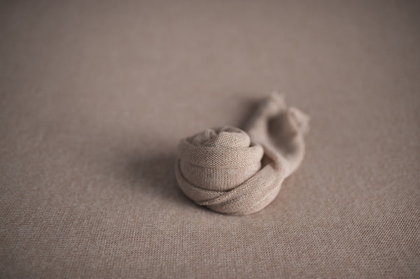 Oatmeal Deluxe Stretch Knit Swaddle Wrap