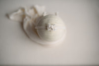 Backdrop Fabric Drop Wrap and Tieback Creamy White  (each purchased separately)